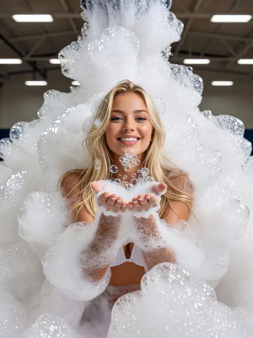 Bubbly Foam Party Photoshoot Experience