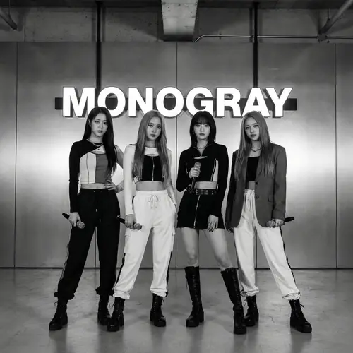 Monogray: Kpop Girl Group with 4 Members