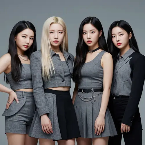 Monogray: Kpop Girl Group with 4 Members