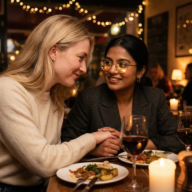 Romantic Date: Captivating Interracial Love Story