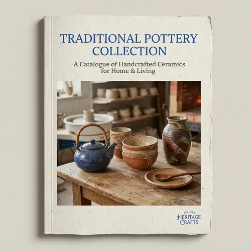 Traditional Pottery Product Brochure Cover