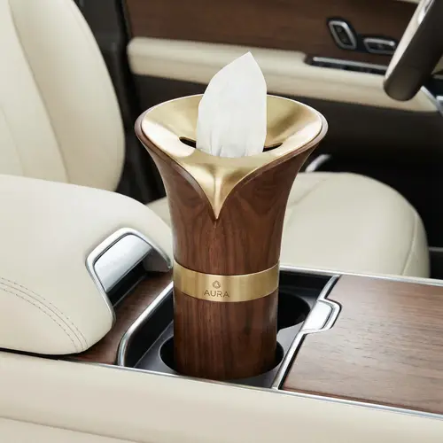 Elegant Car Cup Holder Tissue Box Designs