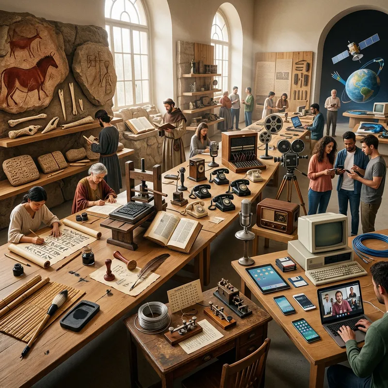 Evolution of Human Communication Tools Throughout History