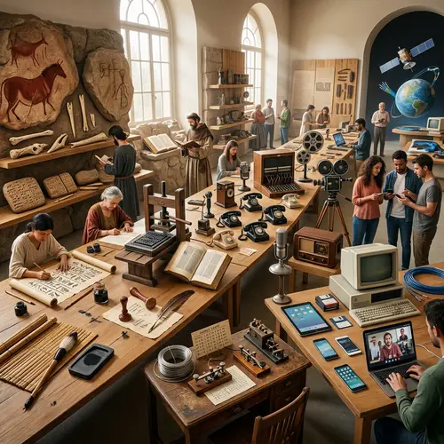 History of Communication Tools: A Visual Journey