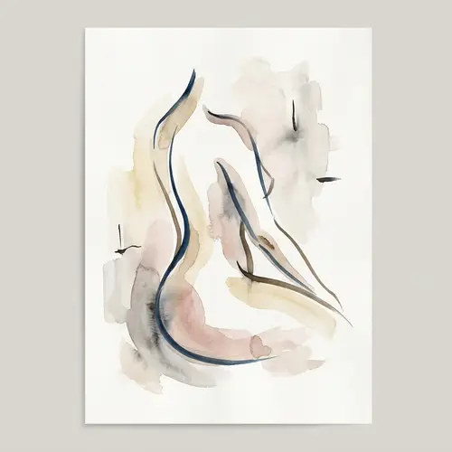 Elegant Female Silhouette Artwork