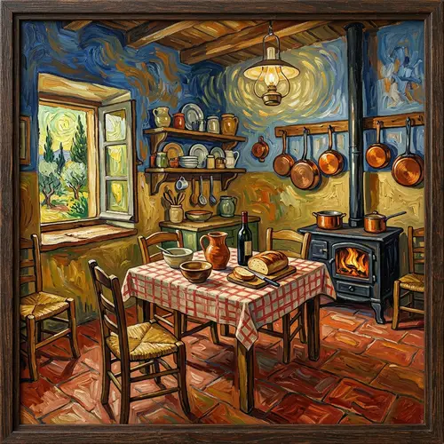 Van Gogh's Kitchen: Bold Brushstrokes