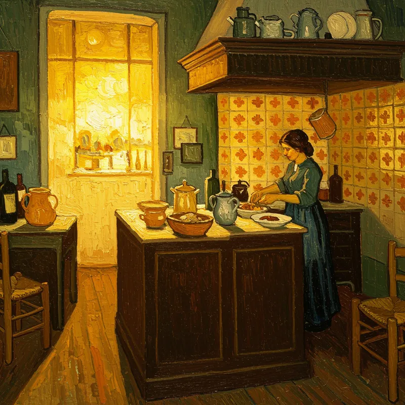Van Gogh's Kitchen: Bold Brushstrokes Van Gogh's Kitchen: Bold Brushstrokes
