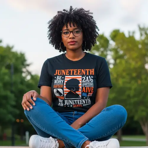 Stylish Juneteenth Tee for Empowered Women