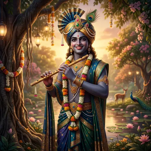 Historical Figure Resembling Lord Krishna: Love, Compassion, Playfulness