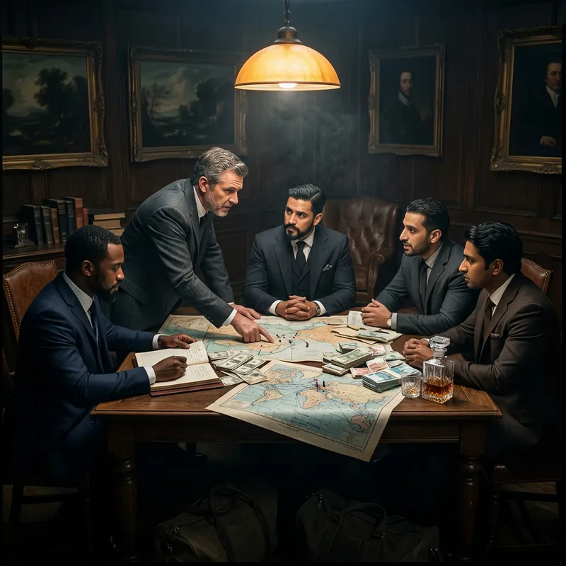 HSK Cartel - Intriguing Underworld Meeting Scene