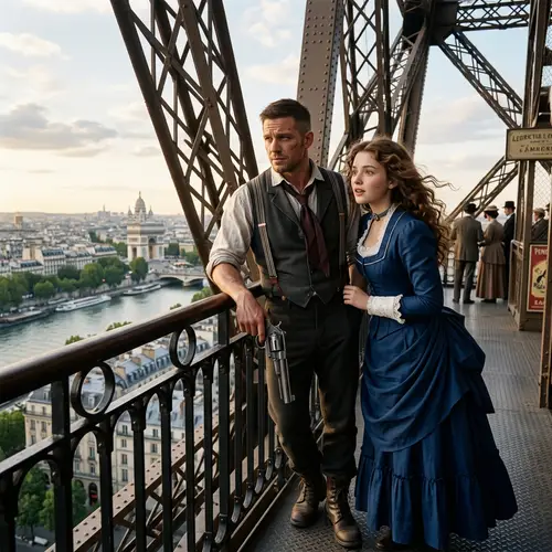 Mystery-Filled Science Fiction Game Characters in Paris