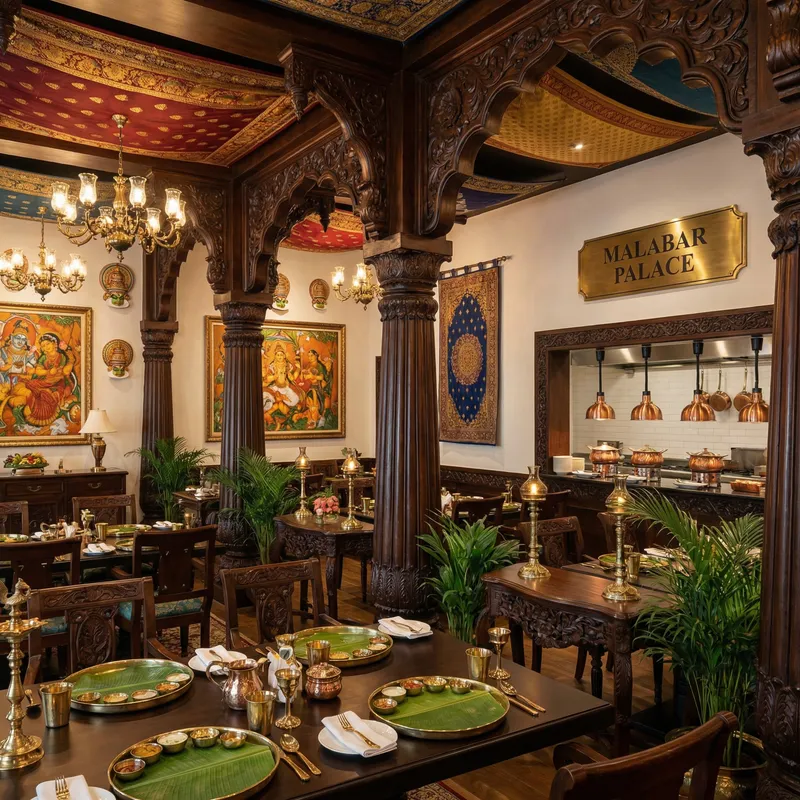 Luxury Indian Restaurant Design Inspired by Kerala Culture Luxury Indian Restaurant Design Inspired by Kerala Culture