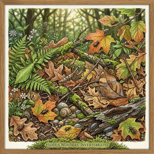 Hidden Invertebrate Artwork in Natural Ecosystems