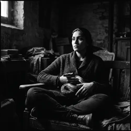 Chiaroscuro Photography: Woman with Snake