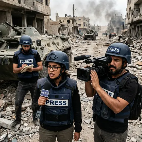 Dedicated Journalists in Conflict Zone | Reporting Courageously