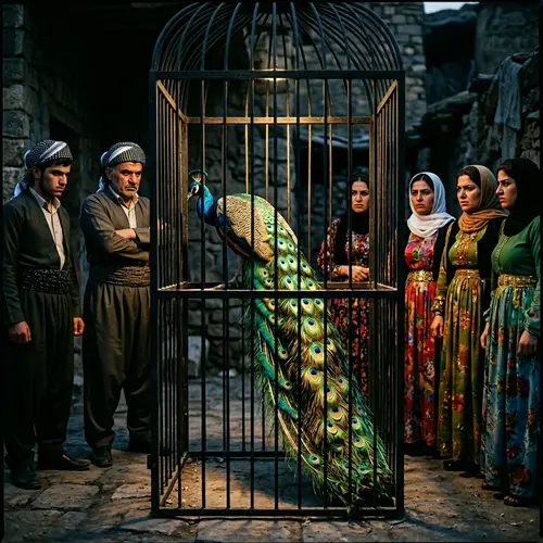 Vibrant Peacock in a Melancholic Display: Kurdish Encounter