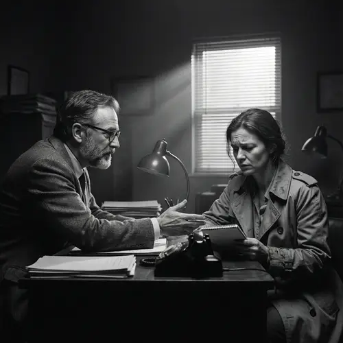 Middle-Eastern Psychologist Empathetically Guides Caucasian Journalist