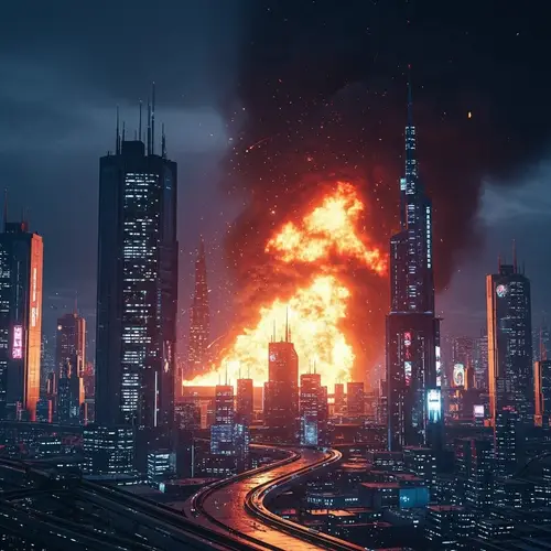 Fire at the Back: AI Sci-Fi World Exploration