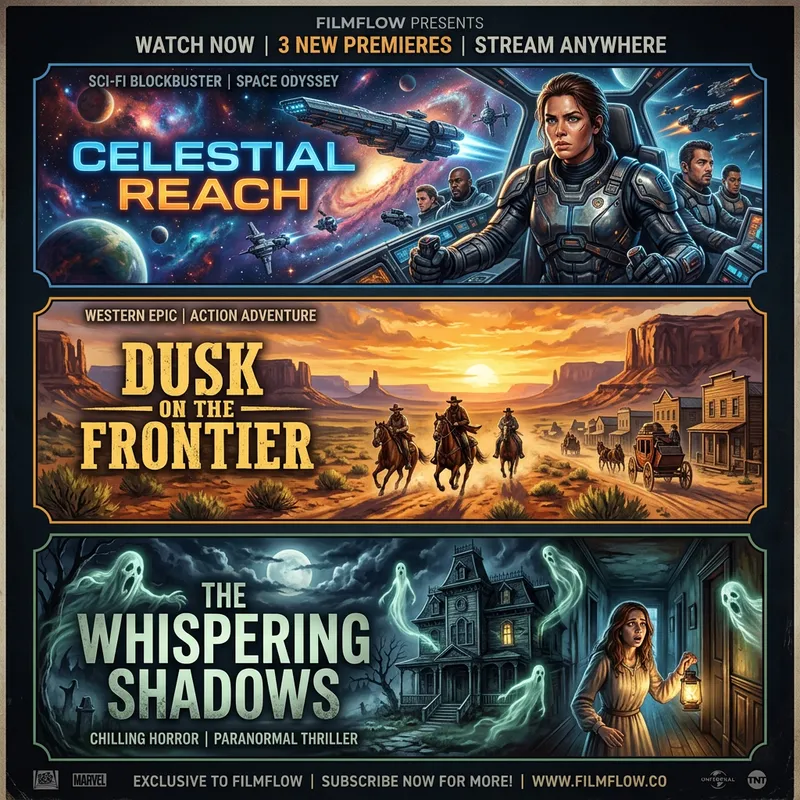 Ultimate Cinema Poster: Sci-Fi, Western & Horror Choices