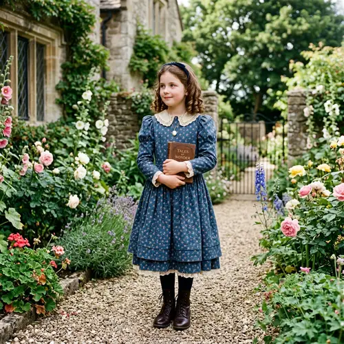 Middle Class Victorian Girl: A Timeless Portrait