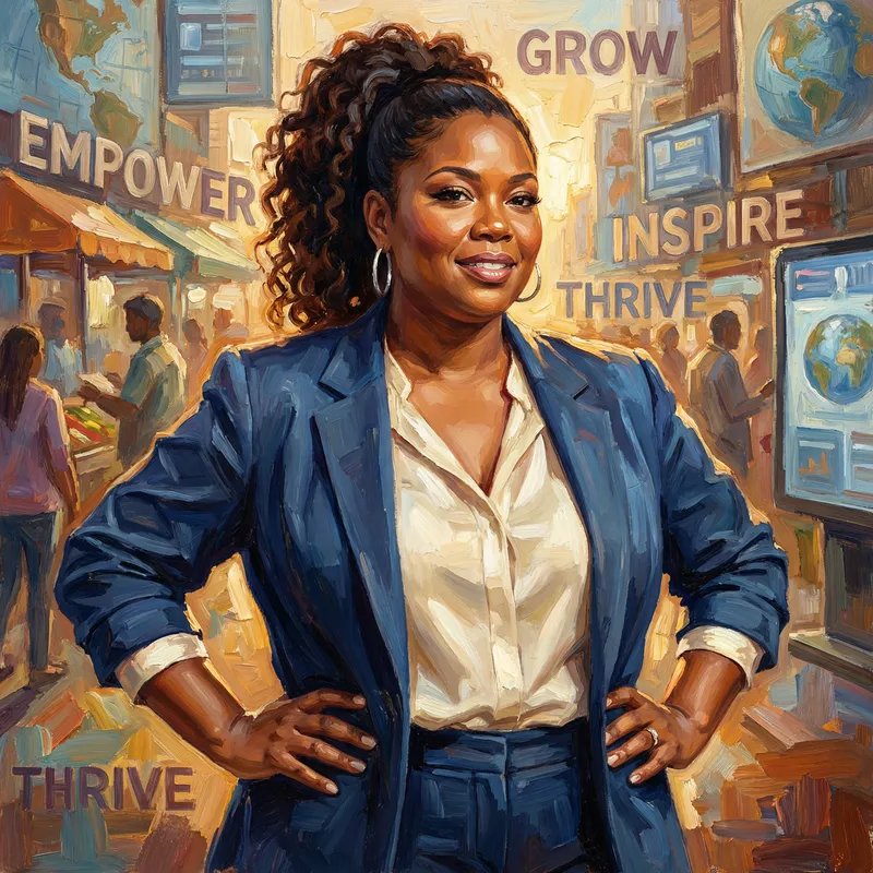 Curvy Confident Woman: An Impasto Oil Painting