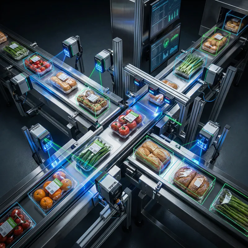 High-Tech Food Conveyor System: Capturing Precision & Efficiency