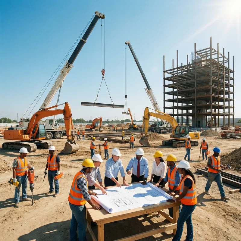 Dynamic Construction Site: Progress in Action