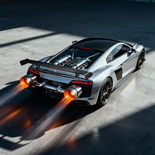 Audi R8 with Jet Engines: A Futuristic Masterpiece