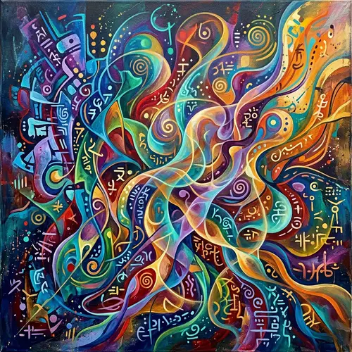 Translation Art: Abstract Representation of Language Complexity