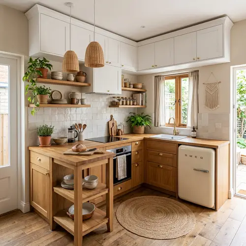 Boho Chic Functional Kitchen Design Ideas