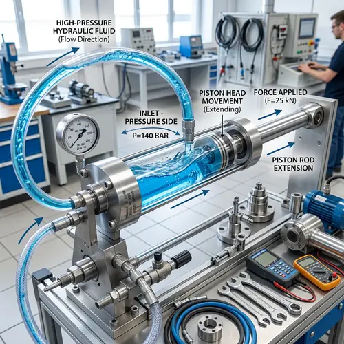 Hydraulic Cylinder Mechanism: Operation & Functionality