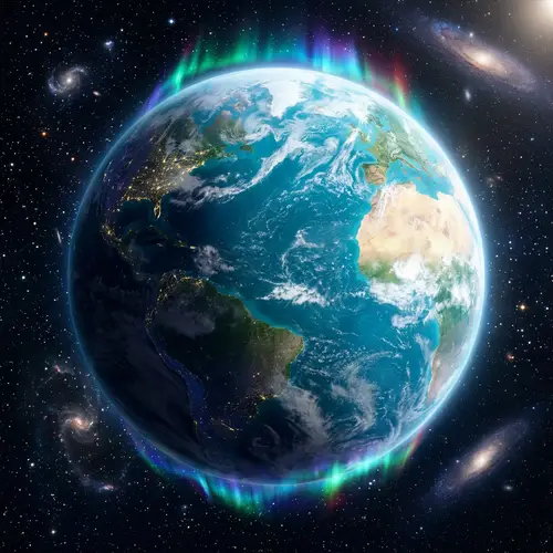 Enthralling Planetary Vista in Space