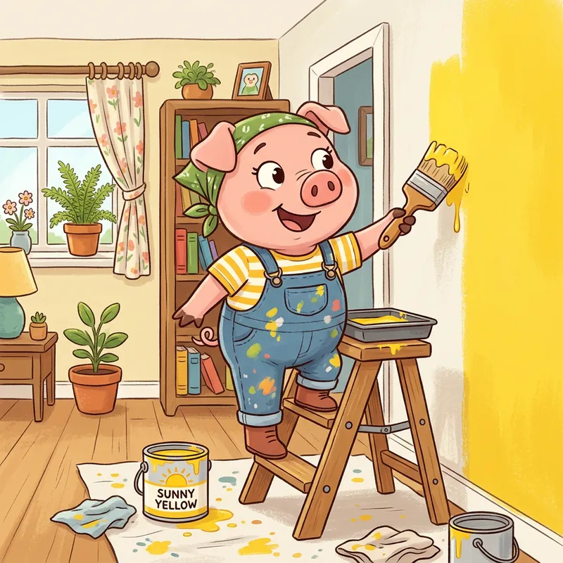 Winka Peppa's Home Painting Adventure