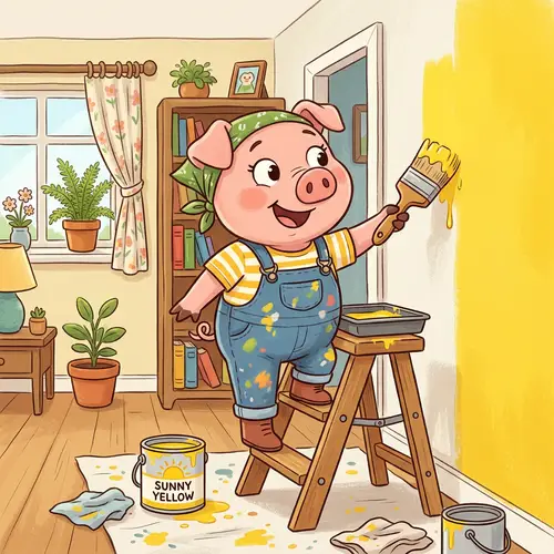 Winka Peppa's Home Painting Adventure