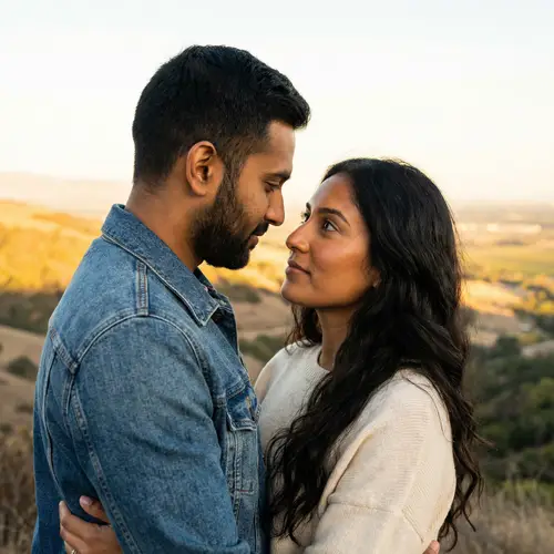 Couple Gazing Into Each Other's Eyes