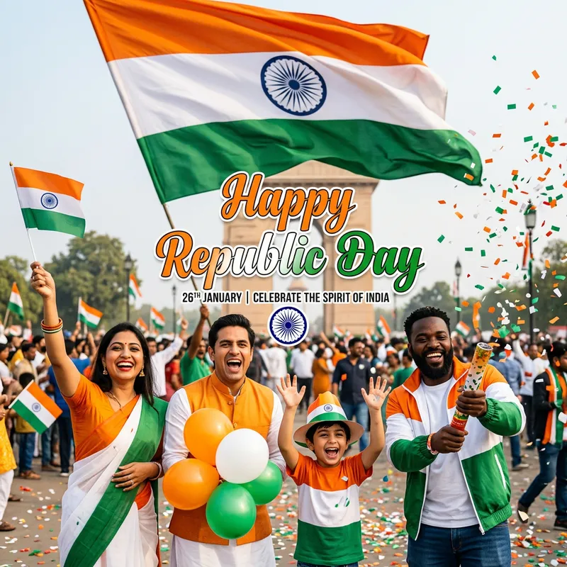 Republic Day Wishing Post | Celebrate with Festivities