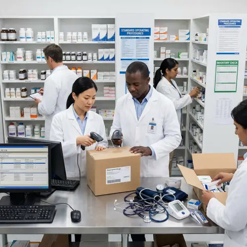 Reception of Medications and Medical Devices Process