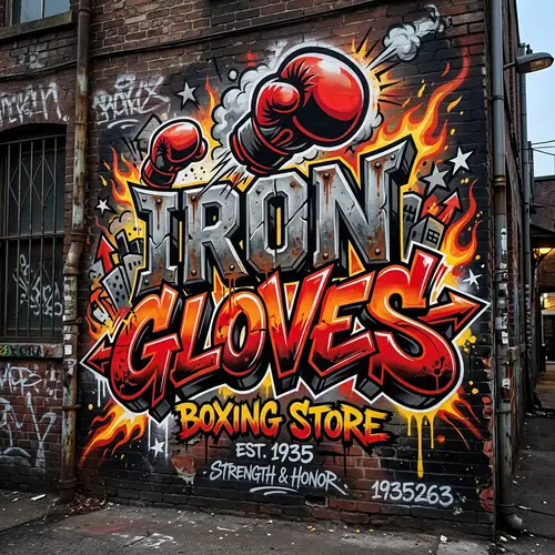 Graffiti Design for Boxing Store
