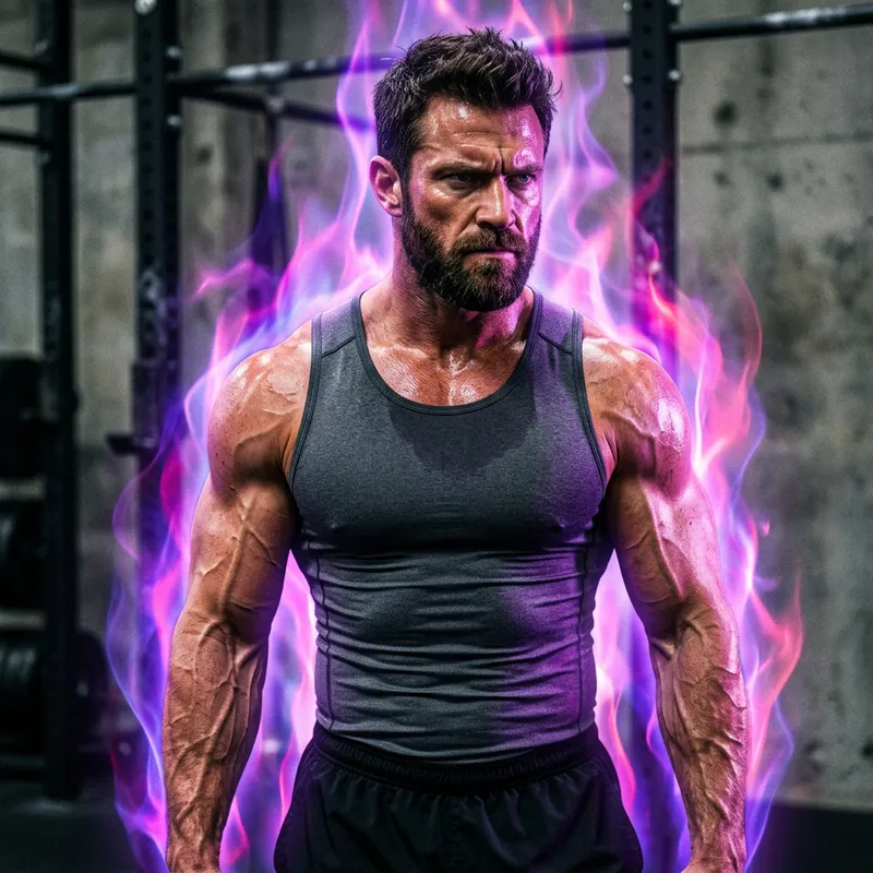 Unleash Your Inner Strength: Athletic Male Portrait Unleash Your Inner Strength: Athletic Male Portrait