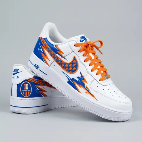 Custom Nike Air Force 1 for ASD Episcopia Soccer Team