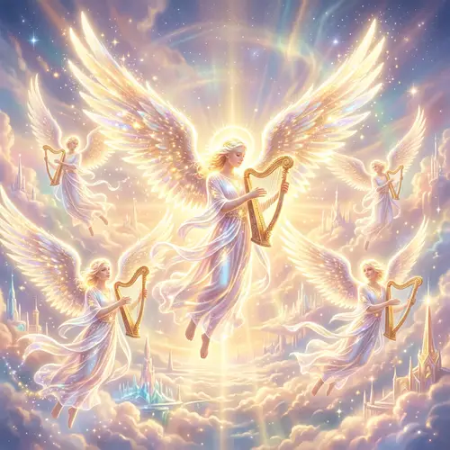 Angels of Light: Heavenly Beings Radiating Divine Glow