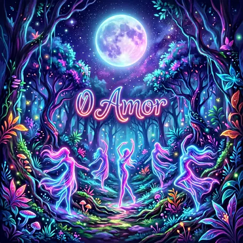 Surreal Forest Album Cover for '0 Amor'