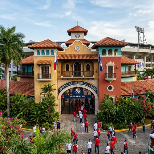 Panamanian Architecture Inspired Football Stadium Facade