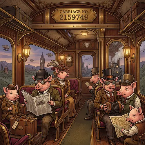 Pigs on Trains: Fun Facts and Images