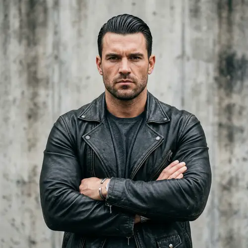 Tough Guy WeChat Avatar - Strength & Resilience