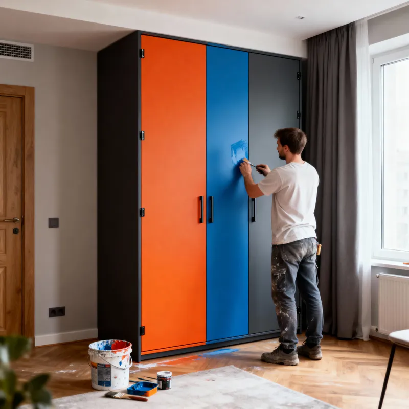 Modernize Your Wardrobe with Fresh Paint