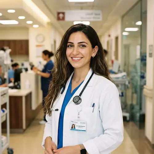 Stunning Palestinian Female Doctor with Unique Piercings