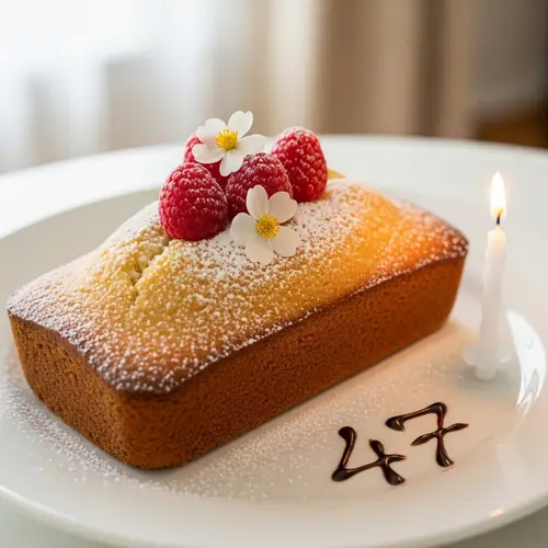 Delicate Half-Pound Cake for Mom's 47th Birthday