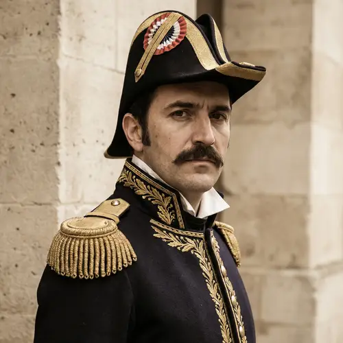 19th Century French Military Figure Portrait