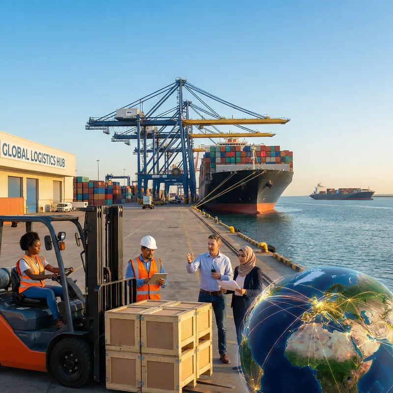 International Trade and Global Commerce Image